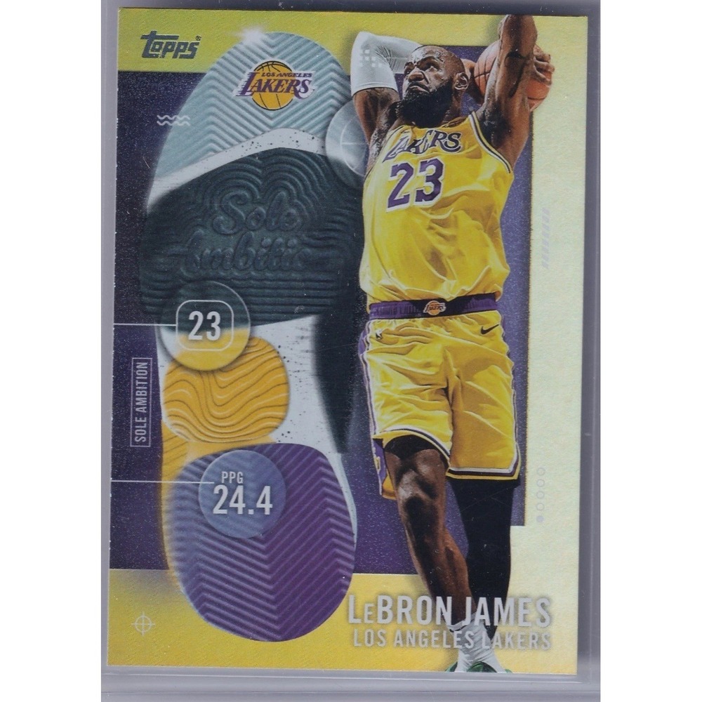 2025-26 Topps Sole Ambition LeBron James #SA-1 LAKERS SSP 1 : 15,375 Packs! - Picture 1 of 2